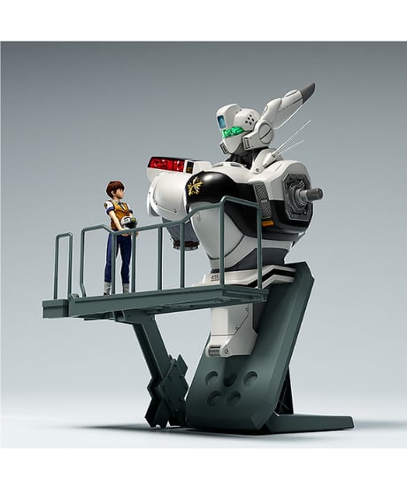 機動警察パトレイバー　PLAMAX MF-75minimum factory 機首コレクション泉野明 with アルフォンス【再販】　1/20スケール　組み立て式プラモデル