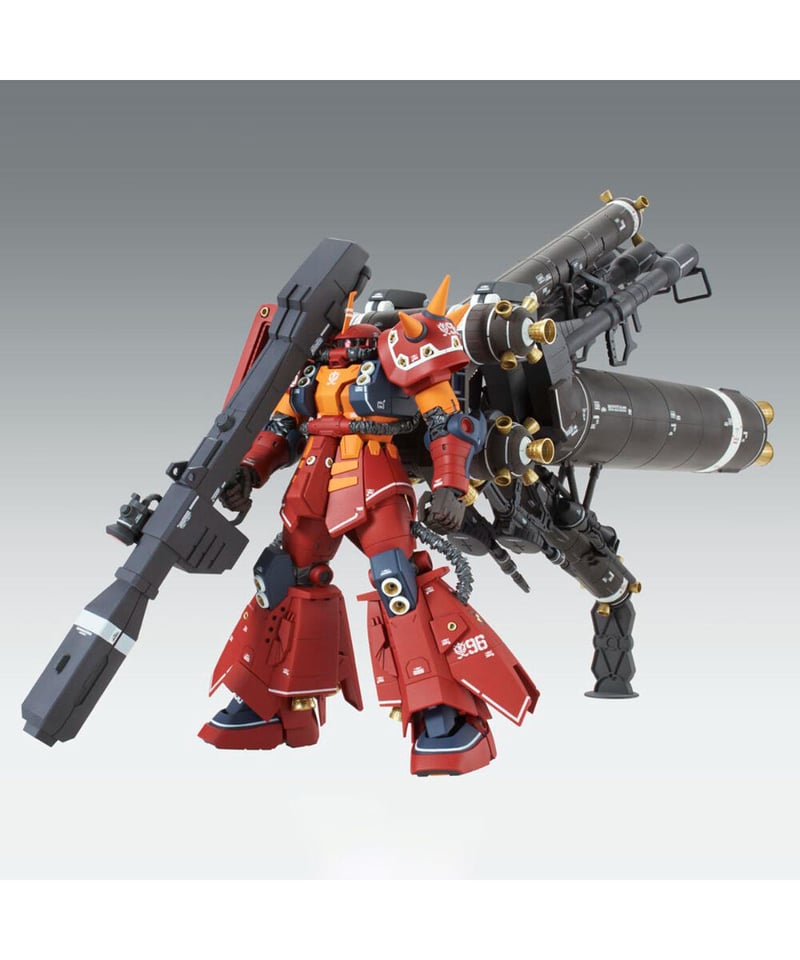 プラモデル　ガンプラ　模型　組立済　完成品　1/100 MG ザク　高機動型 MG 1/100 MS-06R-1A ザクII（黒い三連星） Ver．2．0