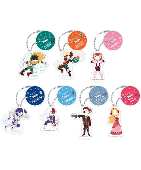 僕のヒーローアカデミア THE MOVIE ユアネクスト トレーディングスタンド付アクリルキーホルダー／ゆるパレット　７個入り１BOX