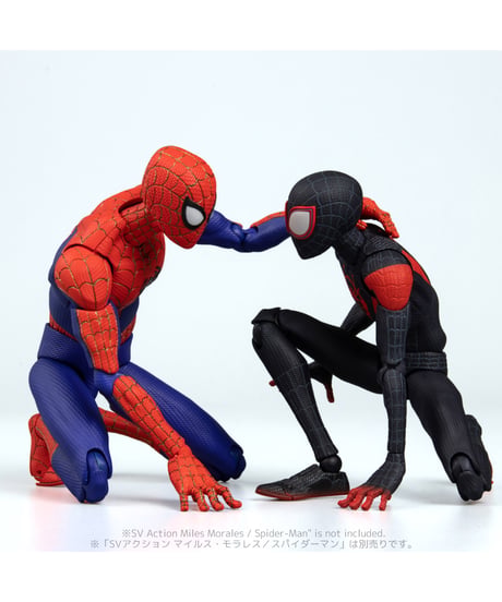 スパイダーマン：スパイダーバース　SVアクション ピーター・B・ パーカー／スパイダーマン  通常版（二次再販）　 PVC&ABS製　塗装済み可動フィギュア　［千値練］