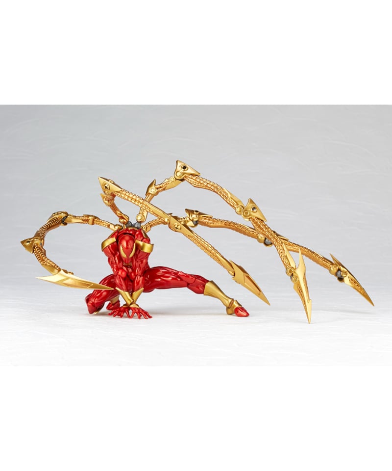 新品／リボルテック　アイアンスパイダー　1箱／アメイジング・ヤマグチ アメイジング・ヤマグチ 023EX アイアン・スパイダーブラックVer