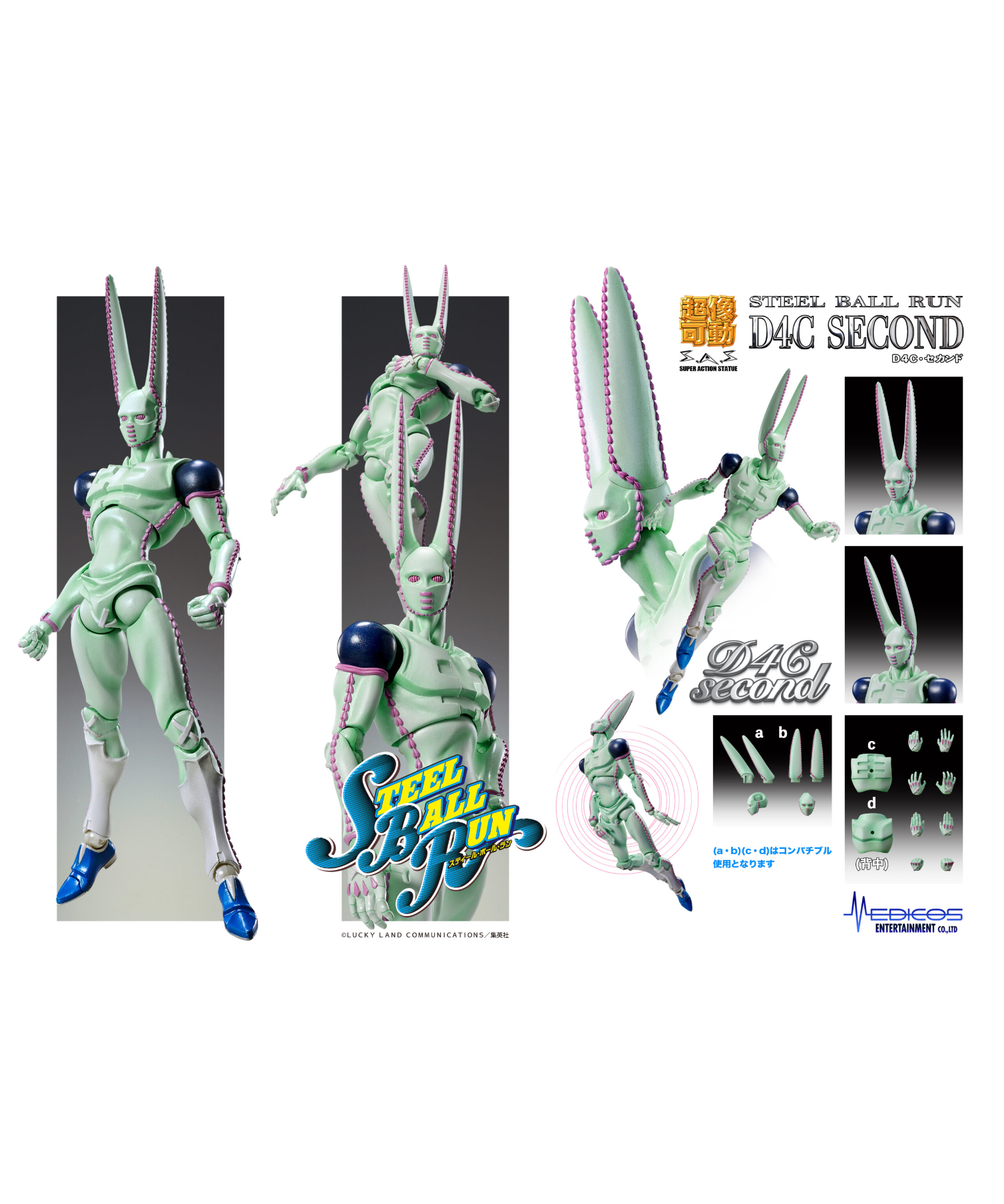 超像可動「D4C・セカンド」『ジョジョの奇妙な冒険 第7部 スティール