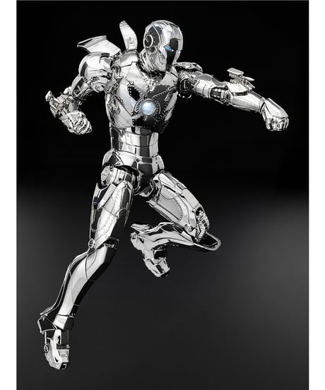 DLX Iron Man Mark 2 (Chrome Edition)（DLX アイアンマン・マーク2（クローム・エディション））　［threezero］