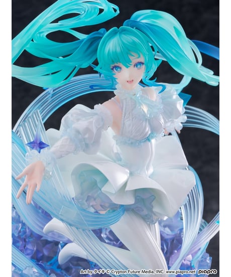 【予約】初音ミク-Crystal Dress Ver.-　 1/7スケール　PVC製塗装済み完成品　［CyberZ］