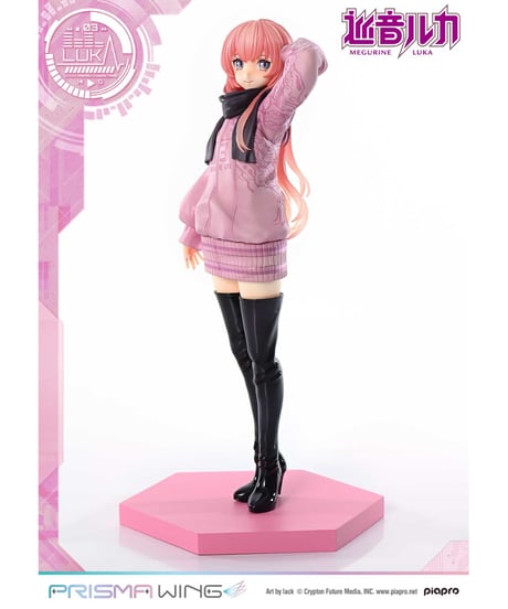 PRISMA WING ピアプロキャラクターズ  巡音ルカ "Art by lack"   1/7スケール完成品フィギュア