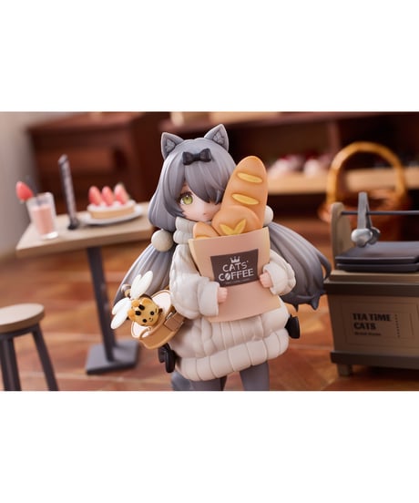 『ティータイム キャッツ シーン』にゃん町“パン屋”店員&お客セット 完成品フィギュア