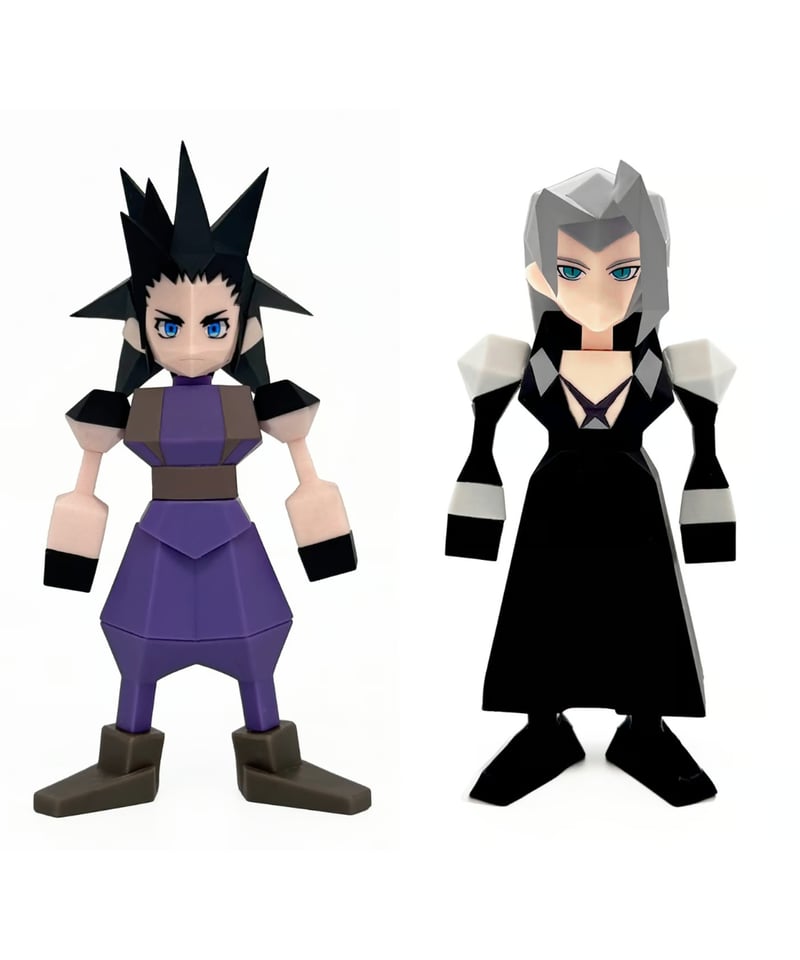 予約】FINAL FANTASYVII ポリゴンソフビ セフィロス/ザックス