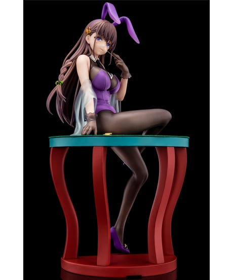 聖剣学院の魔剣使い　エルフィーネ・フィレット　花紫のバニーフィギュアwithぺろりシステム