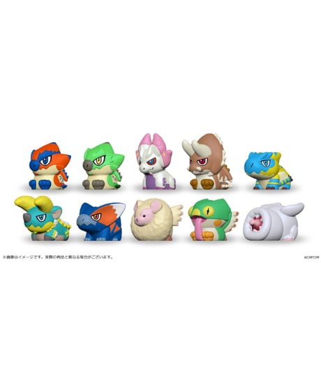 カプコンフィギュアビルダー フィンガーパペット モンスターハンター Vol.1　１０個入り１BOX