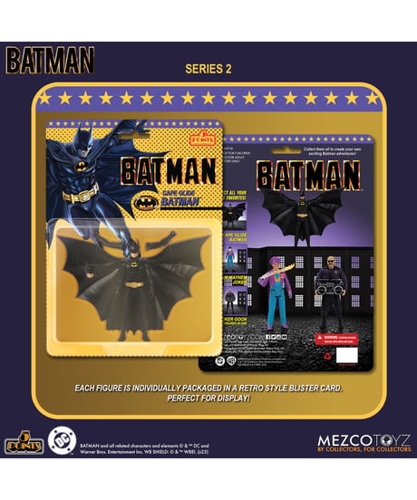 【予約】5ポイント/ バットマン 1989: 3.75インチ アクションフィギュア シリーズ2 3種セット　［メズコトイズ］