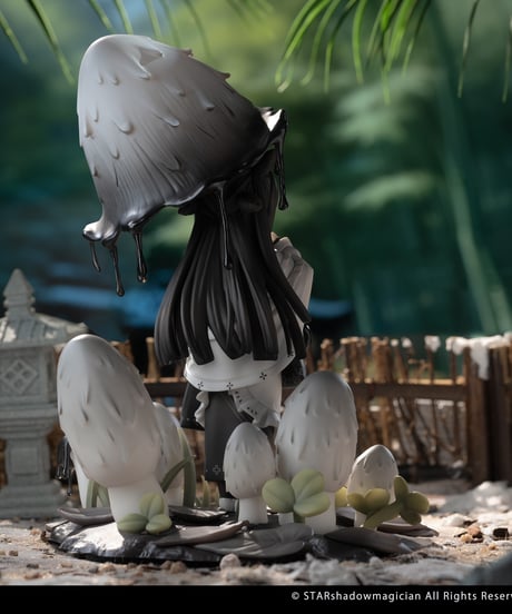 マッシュルームガールズシリーズ No.4 ササクレヒトヨタケ 1/1 完成品フィギュア