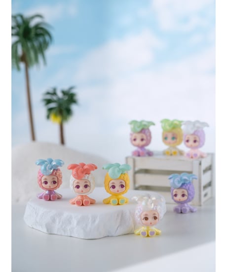 MELETE AROMA PRINCESS Boboluo Pineapple(ボボロパイナップル)シリーズ ミニトレーディングフィギュア　６個入り１BOX