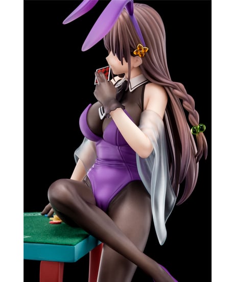 聖剣学院の魔剣使い　エルフィーネ・フィレット　花紫のバニーフィギュアwithぺろりシステム