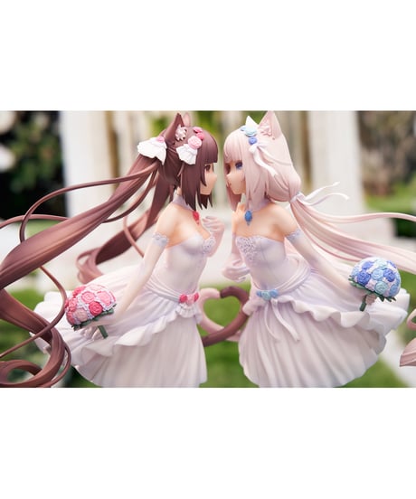 ネコぱら ショコラ＆バニラ エデンの夢ver.　1/7スケールフィギュア　PVC＆ABS製塗装済み完成品