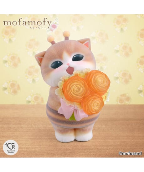 【送料無料】mofamofy mofusand はちにゃん　フィギュア　［バンダイ］