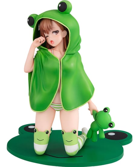 御坂美琴 フード☆るっく ゲコ太ver.　1/7スケールフィギュア　プラスチック塗装済み完成品【とある科学の超電磁砲T】