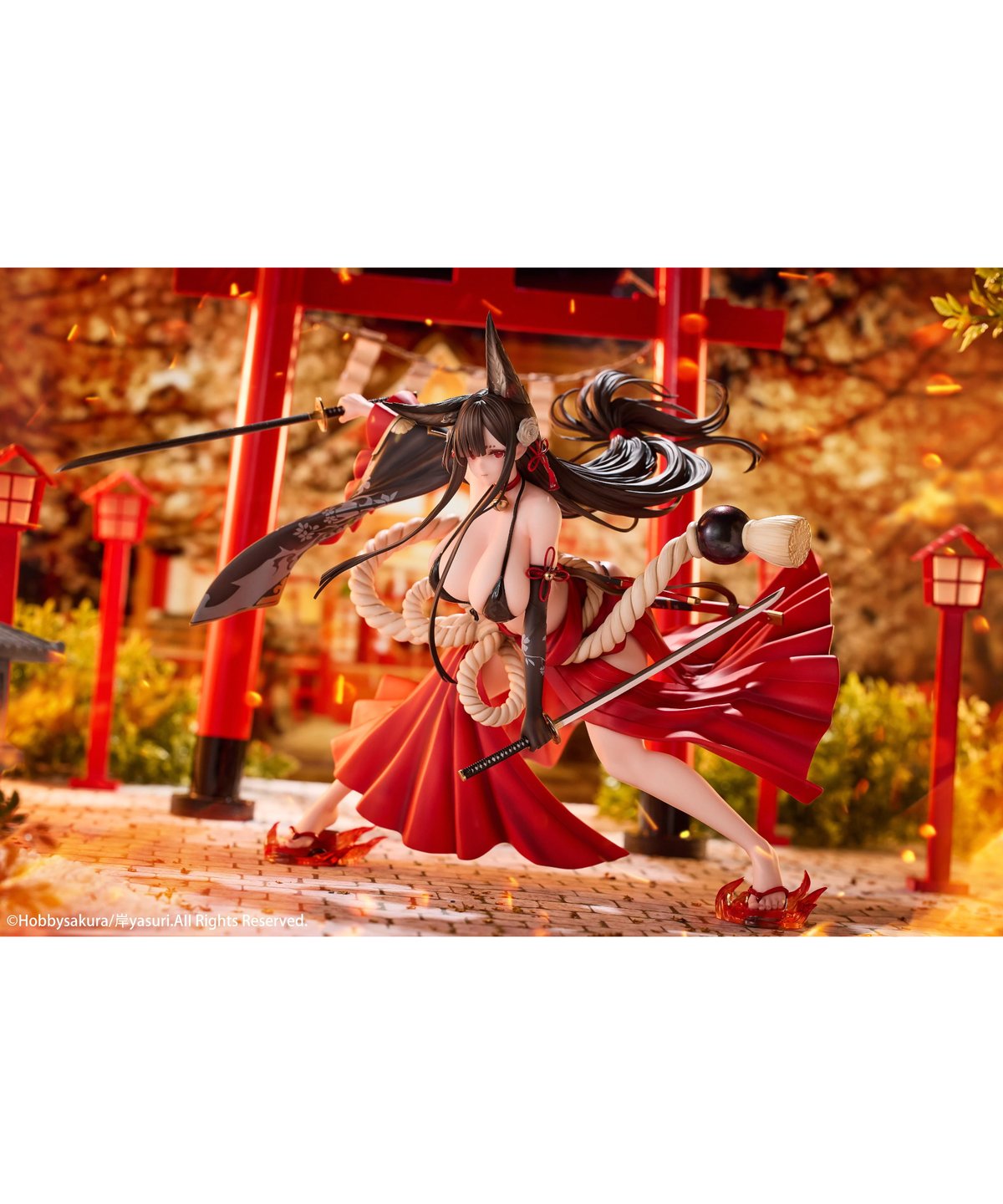 櫻陌 illustration by 岸yasuri 1/7 完成品フィギュア | Wonde