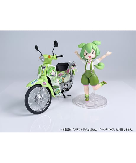 【予約】プラスチックキット「1/12 ホンダ スーパーカブ(ずんだもんEdition)」　東北ずん子・ずんだもんプロジェクト　1/12 NEXT　[PLUM]