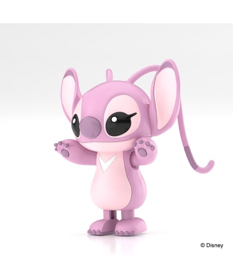 楽プラ トコトコ　ディズニー キャラクター DP-16 スティッチ/DP-17 エンジェル　全２種　［アオシマ］