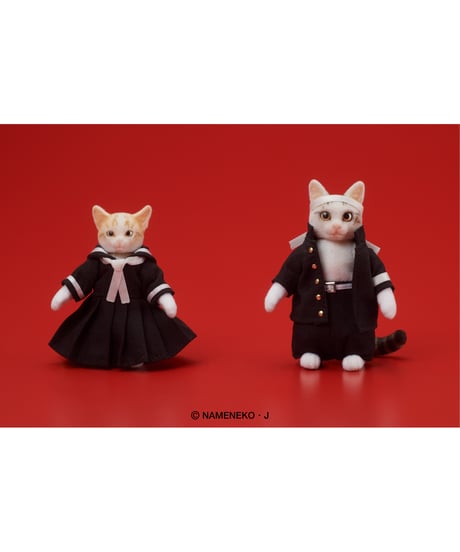 DIGKawaiiACTION 『なめ猫』又吉＆トラ子セット　彩色済完成品可動フィギュア