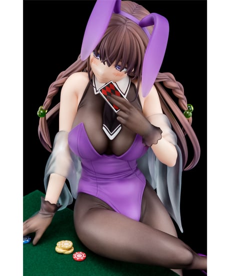 聖剣学院の魔剣使い　エルフィーネ・フィレット　花紫のバニーフィギュアwithぺろりシステム