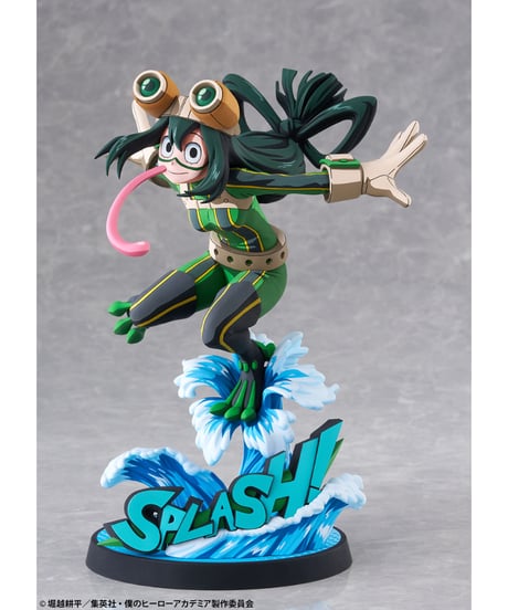 【予約】蛙吹梅雨 ヒーロースーツ 二次元化Ver.　1/8　塗装済み完成品　僕のヒーローアカデミア　［タカラトミー］
