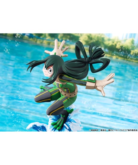 【予約】蛙吹梅雨 ヒーロースーツ 二次元化Ver.　1/8　塗装済み完成品　僕のヒーローアカデミア　［タカラトミー］