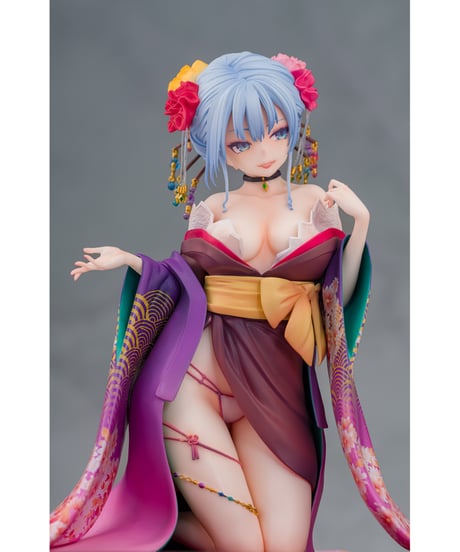 【予約】主従えくすたしー 紫音　花魁Ver.(健全Ver.)　 1/7スケール　PVC塗装済み完成品 　［ダイキ工業］