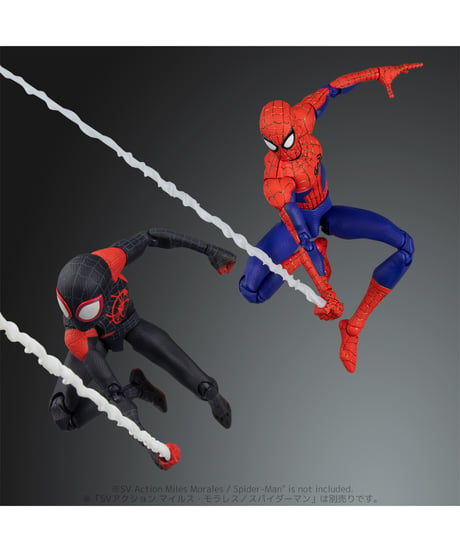 スパイダーマン：スパイダーバース　SVアクション ピーター・B・ パーカー／スパイダーマン  通常版（二次再販）　 PVC&ABS製　塗装済み可動フィギュア　［千値練］