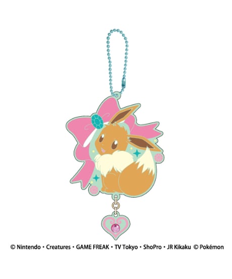 【送料無料】ポケットモンスター きらきらジュエルラバーマスコット 8個入り1BOX　［エスケイジャパン］