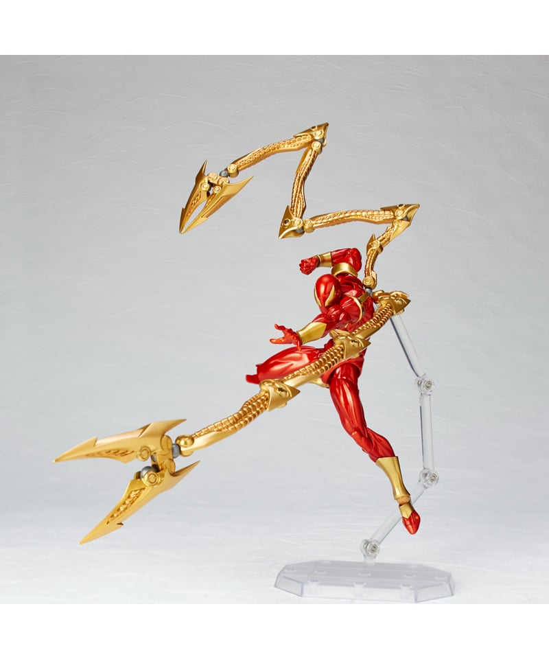 新品／リボルテック　アイアンスパイダー　1箱／アメイジング・ヤマグチ リボルテック アメイジング・ヤマグチ アイアン・スパイダー ブラック