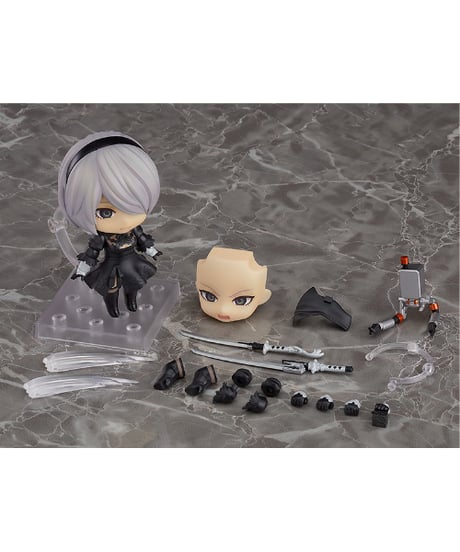 ねんどろいど NieR:Automata 2B（ヨルハ二号B型）/9S（ヨルハ九号S型）/A2（ヨルハA型二号）　全３種　塗装済み可動フィギュア　［スクウェア・エニックス］