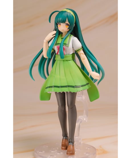 プラフィア 東北ずん子(ミニフィギュア同梱セット）　東北ずん子・ずんだもんプロジェクト　1/12　プラスチックキット