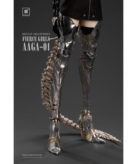 Beautiful Chemistry 1/6 Fierce Girls Series BONE GIRL/ TRICERATOPS