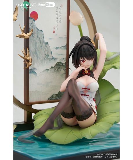デート・ア・ライブ：精霊再臨 時崎狂三 墨色チャイナドレスVer.　PVC＆ABS製塗装済み完成品 　1/7スケールフィギュア