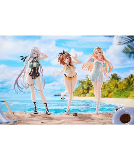 ライザ＆クラウディア＆リラ 水着 Ver. セット　1/7スケール　塗装済み完成品　[Solarain]
