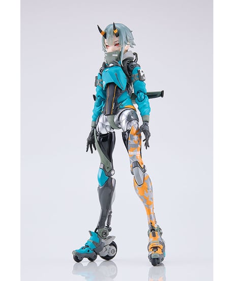 MOTORED CYBORG RUNNERSSX_155 "DOWNTOWN TREK"　プラスチック＆ダイキャスト製塗装済み可動フィギュア　少女発動機