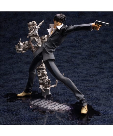 ARTFX J ニコラス・D・ウルフウッド リニューアルパッケージver.（再生産）　PVC塗装済み完成品　1/8スケールフィギュア【劇場版トライガン Badlands Rumble】