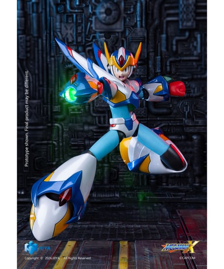 【予約】ロックマンX アクションフィギュア X ファルコンアーマー Ver.　［ハイヤトイズ］
