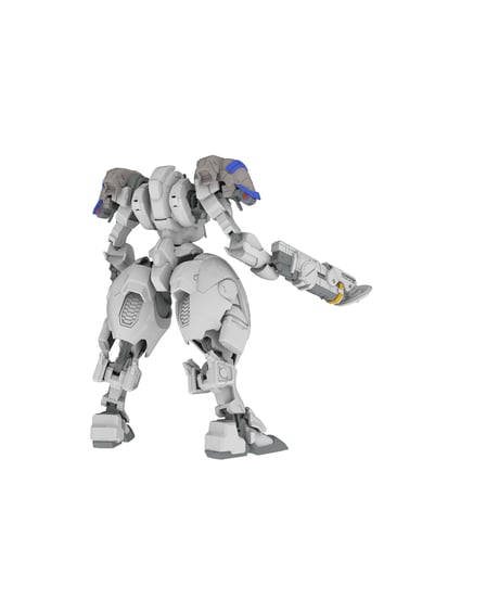 1/48 X-4RR（PDFR-R807）装甲索敵歩兵　5inch Mechanism　POWERDoLLS2　プラスチックキット　［PLUM］