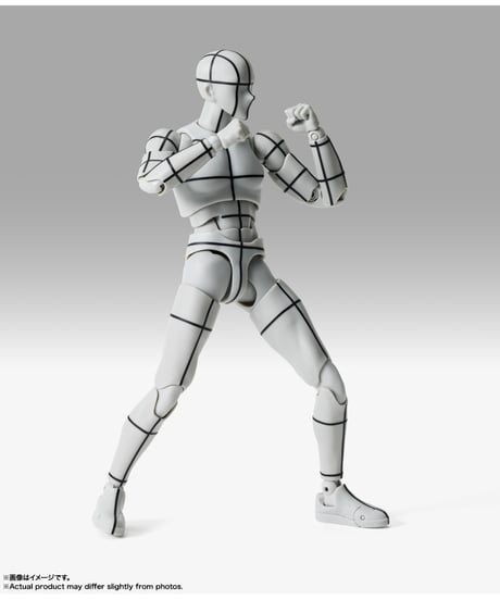 【送料無料】S.H.Figuarts ボディくん -スポーツ- Edition -ワイヤーフレーム-(Gray Color Ver.)