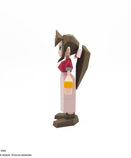 【予約】FINAL FANTASYVII ポリゴンソフビ エアリス・ゲインズブール　［スクウェア・エニックス］