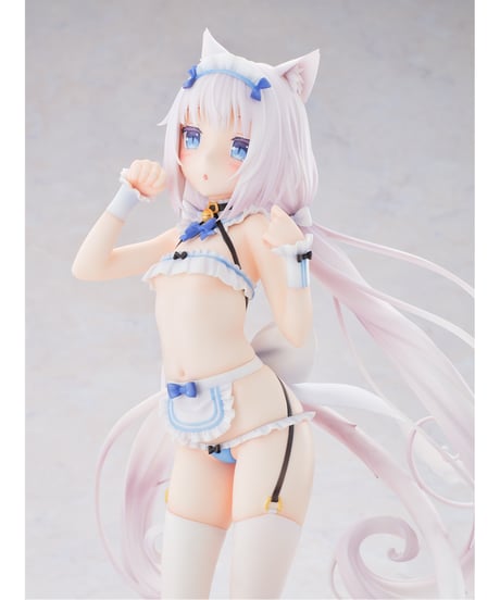 【予約】ネコぱら バニラ マイクロビキニメイド-DX Edition-　1/5.5　塗装済み完成品　［オーキッドシード］