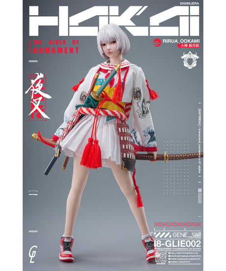 i8Toys × Gharliera The Girls of Armament i8-GLIE002 大神莉月彩 1/6 アクションフィギュア