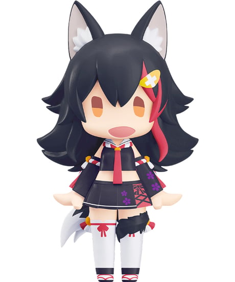 ホロライブプロダクション　HELLO! GOOD SMILE 大神ミオ　塗装済み可動フィギュア