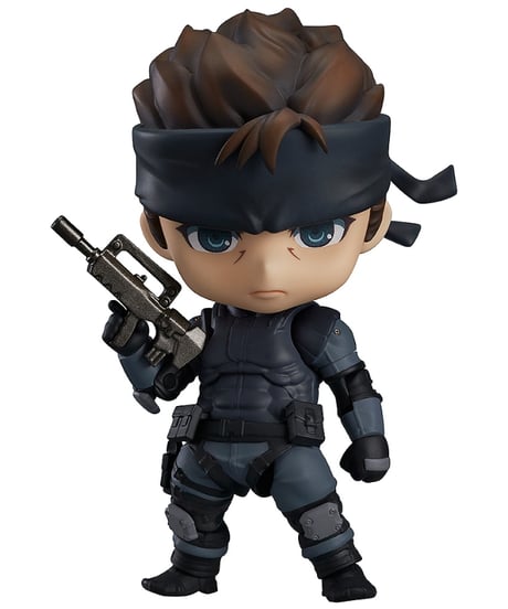 メタルギア ソリッド　ねんどろいど ソリッド・スネーク　塗装済み可動フィギュア