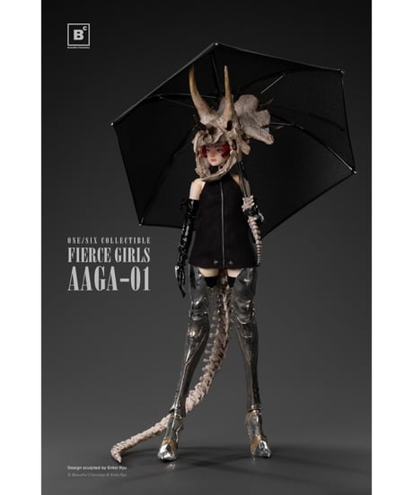 Beautiful Chemistry 1/6 Fierce Girls Series BONE GIRL/ TRICERATOPS