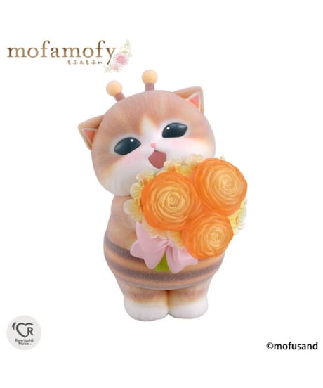 【送料無料】mofamofy mofusand はちにゃん　フィギュア　［バンダイ］