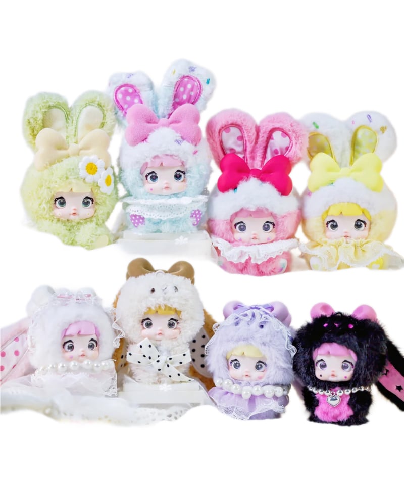 予約】Nommi Baby Sweetheart Bunny Plush 8個入1BOX |