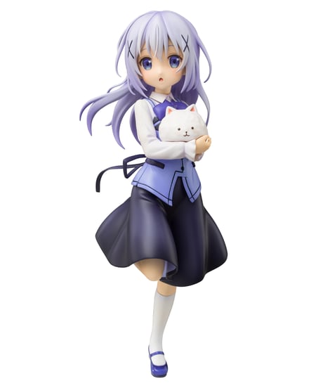 【予約】チノ（Cafe Style）　1/7　塗装済み完成PVCフィギュア　ご注文はうさぎですか？？　[PLUM]